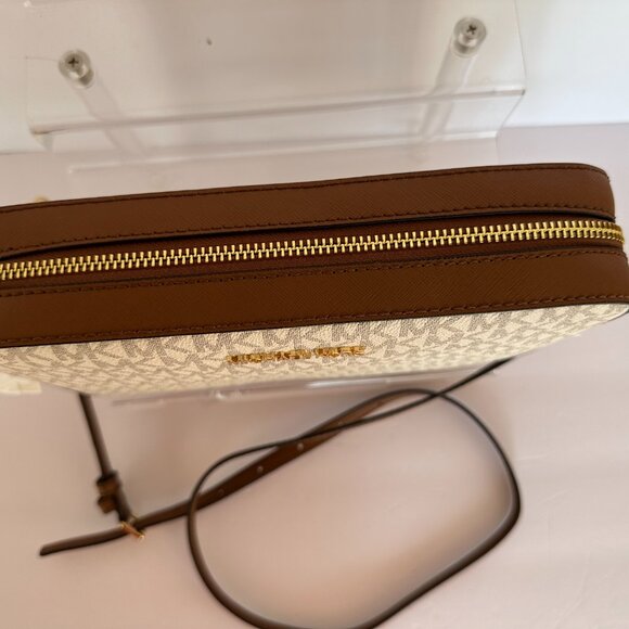 Michael Kors Jet Set Signature Logo Crossbody Bag - Picture 4 of 5